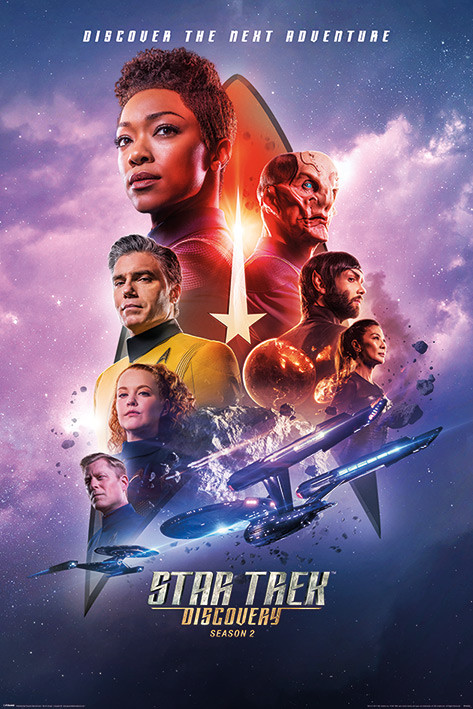 Poster Star Trek Discovery Next Adventure Wall Art 3+1 FREE