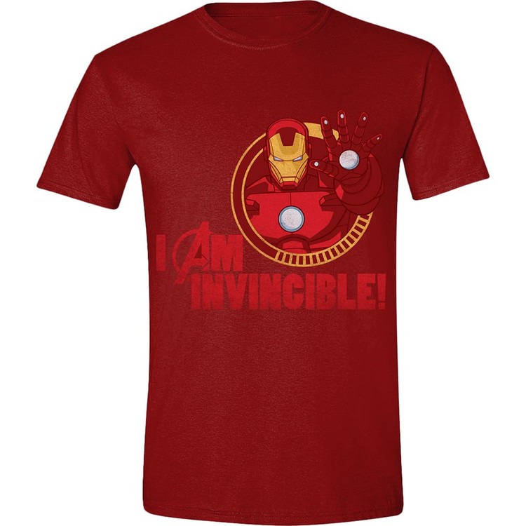 Camisola Avengers - Iron-Man I Am Invincible