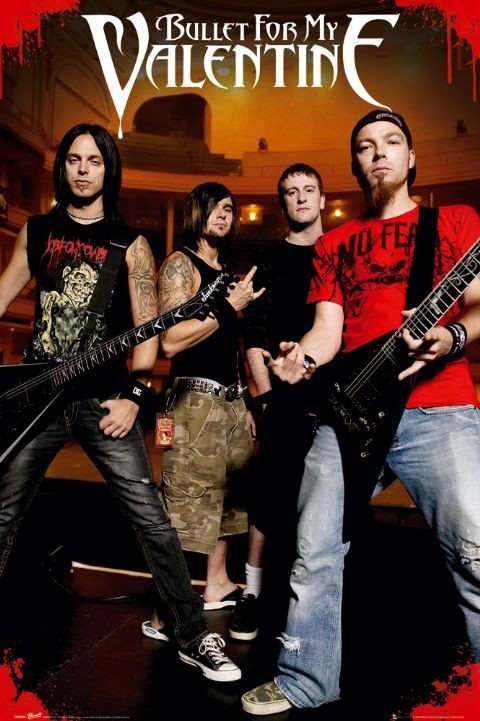 Плакат Bullet for my valentine - theatre