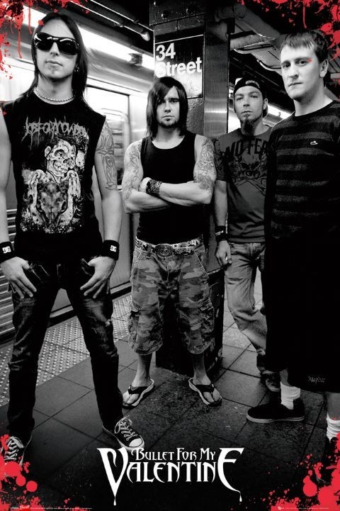 Плакат Bullet for my valentine - subway