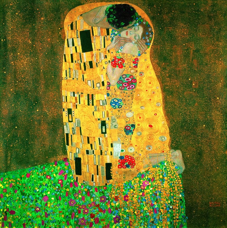 Impressão artística Gustav Klimt - Il Bacio
