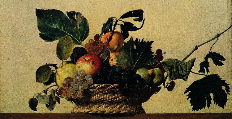 Art Print Caravaggio - Cesto Di Frutta