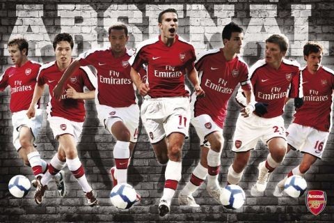 Плакат Arsenal - players 09/10