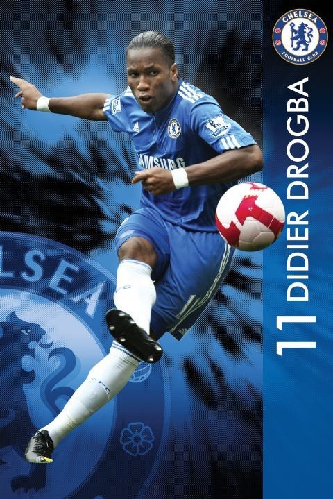 Плакат Chelsea - drogba 09/10
