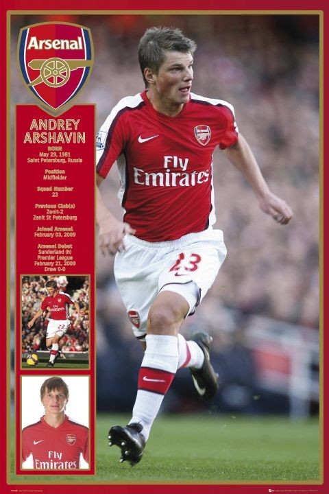 Poster Arsenal - arshavin 09/10