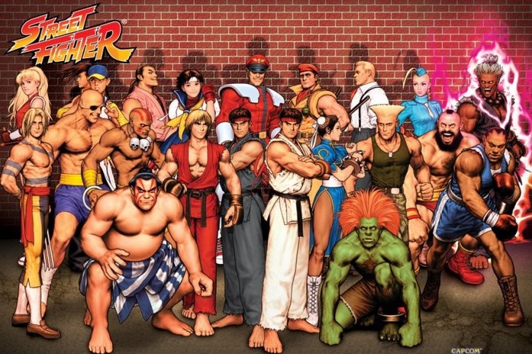 Poster STREET FIGHTER - characters