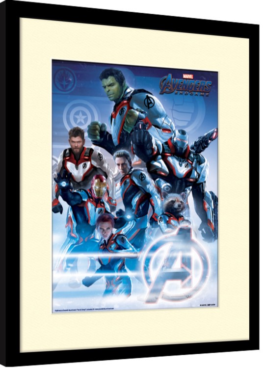 Framed poster Avengers: Endgame - Quantum Realm Suits