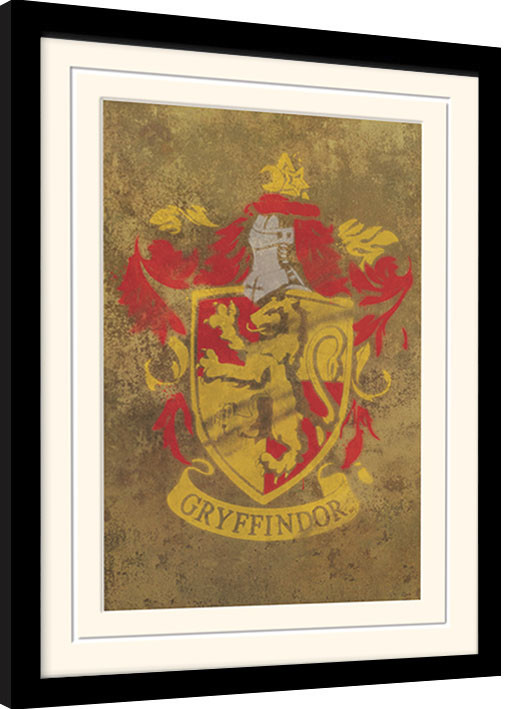 Poster emoldurado Harry Potter - Gryffindor Crest