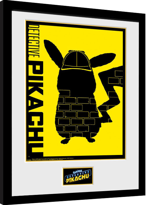 Framed poster Pokemon: Detective Pikachu - Wall