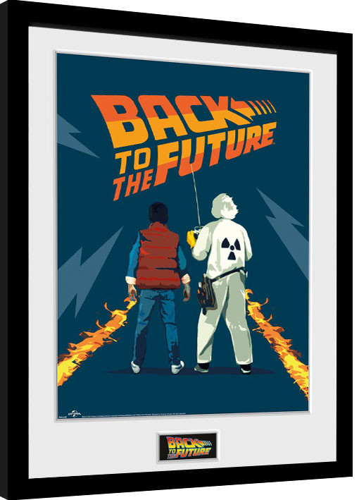 Κορνιζαρισμένη αφίσα Back To The Future - Doc and Marty