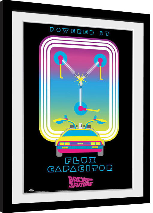 Framed poster Back To The Future - Flux Capacitor