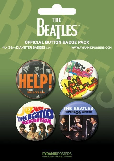 Badge set BEATLES - green