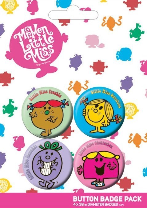 Badge set LITTLE MISS
