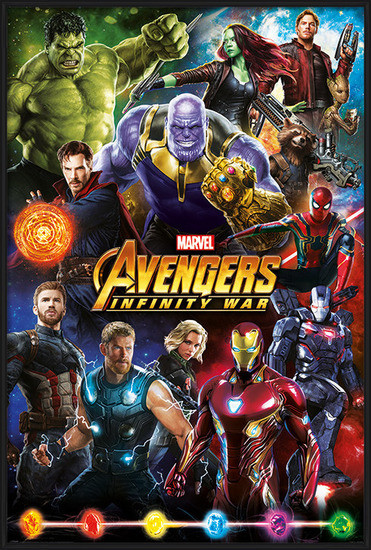 Πλαισιωμένη αφίσα Avengers: Infinity War - Characters