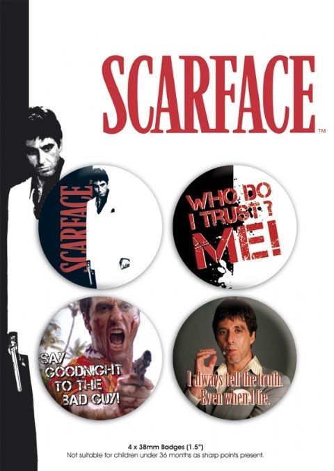 Badge set SCARFACE - pack 1