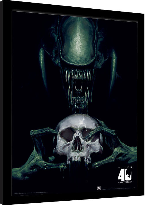 Κορνιζαρισμένη αφίσα Alien: Vision of Death - 40th Anniversary