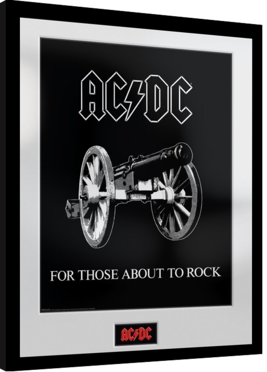 Poster emoldurado AC/DC - For Those About to Rock