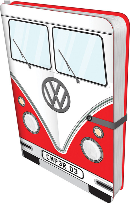 Notebook Volkswagen - Red Camper