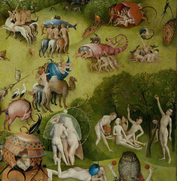 Плакат Hieronymus Bosch - Сад земних насолод