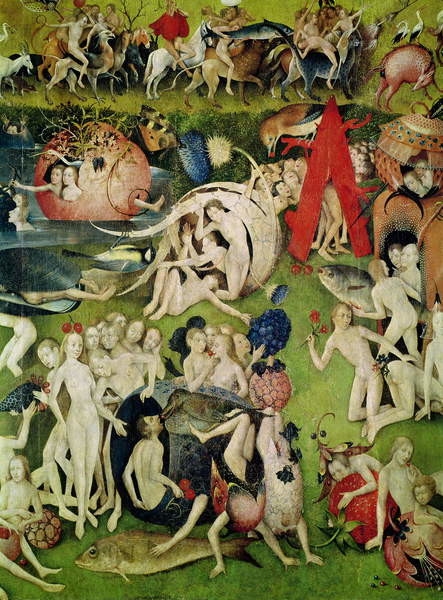 Принти на полотні Hieronymus Bosch - Сад земних насолод