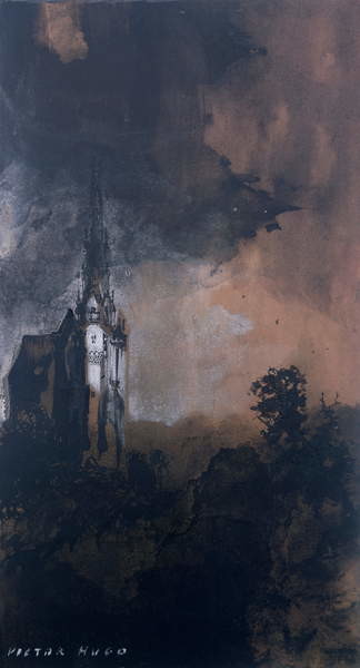 Принти на полотні The Castle in the Moonlight