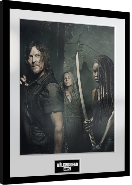 Κορνιζαρισμένη αφίσα The Walking Dead - Season 9 Trio