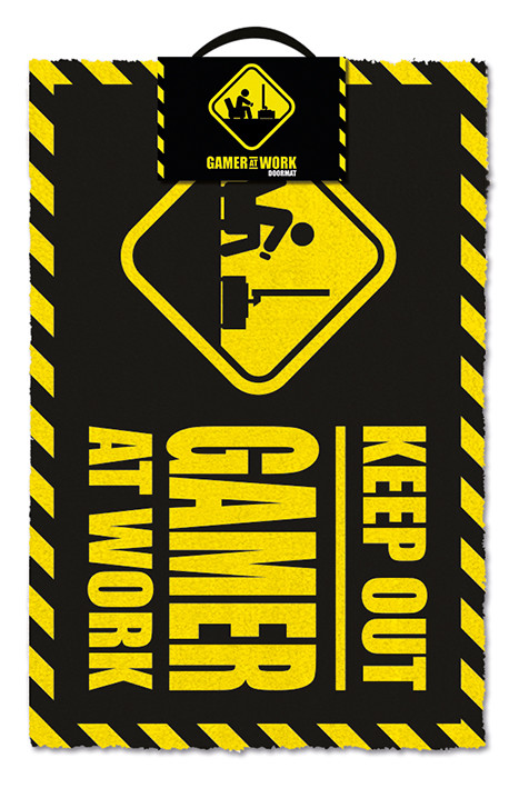 Tapete de entrada Gamer At Work - Keep Out