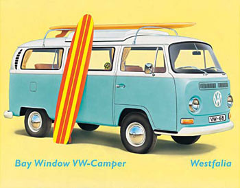 Metallikyltti VW BAY WINDOW KOMBI