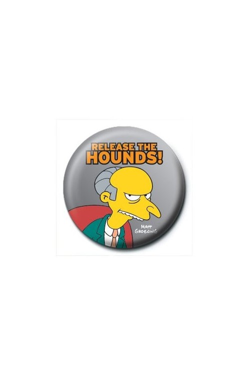 Badge THE SIMPSONS - mr.burns