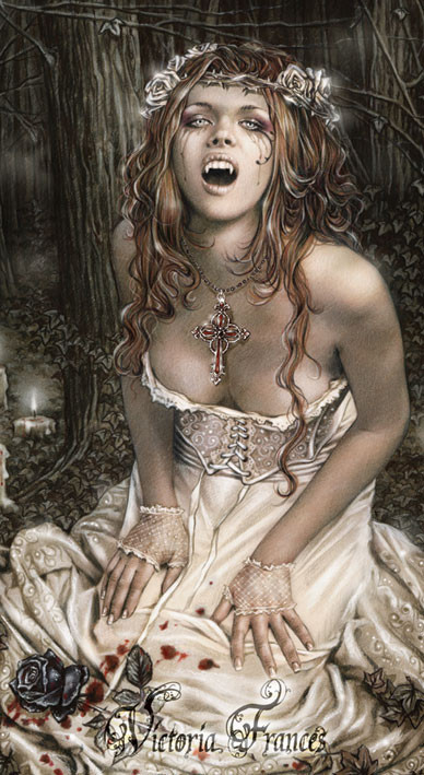 Αυτοκόλλητα VICTORIA FRANCES - vampire girl