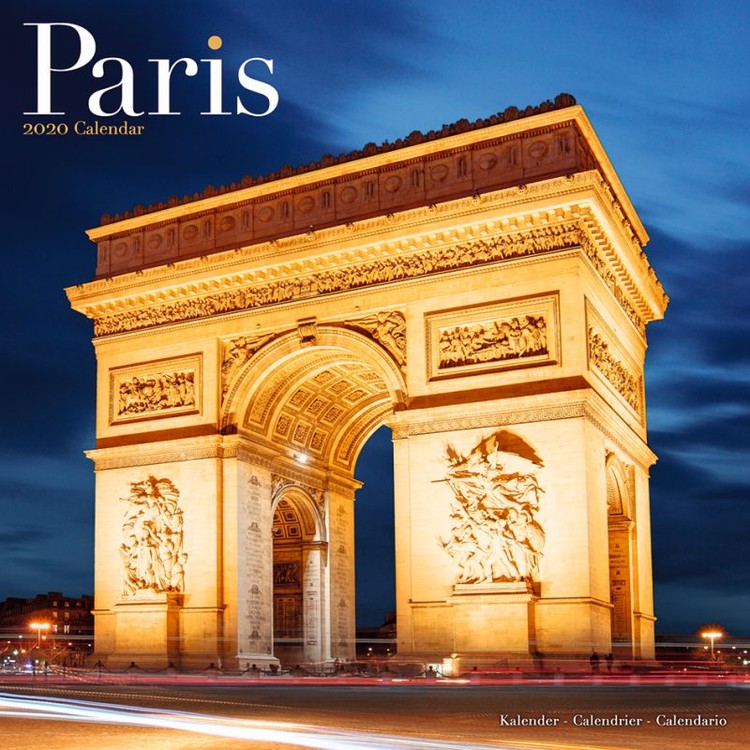 Calendar 2020 Paris