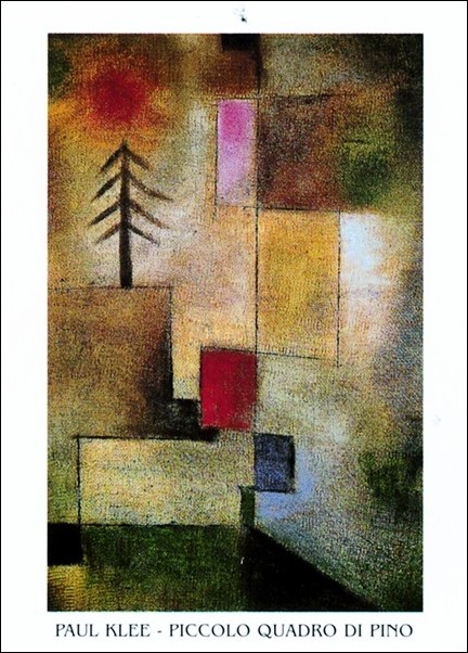Πλαισιωμένη αφίσα P.Klee - Piccolo Quadro Di Pino