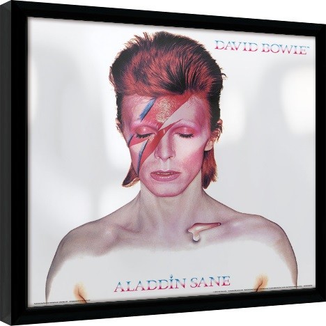 Kehystetty juliste David Bowie - Aladdin Sane