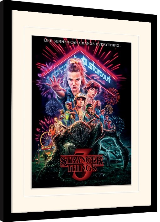 Poster emoldurado Stranger Things - Summer of 85