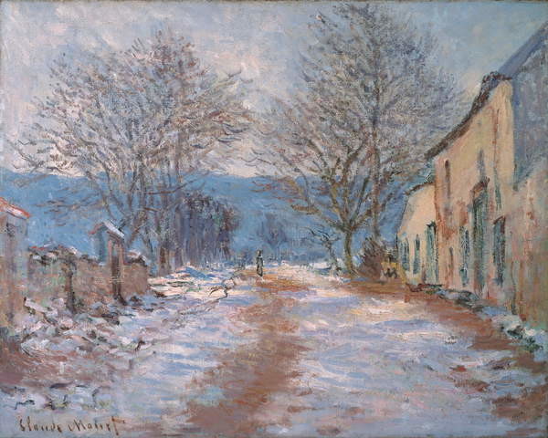 Плакат Snow in Limetz; Effet de neige a Limetz, 1886