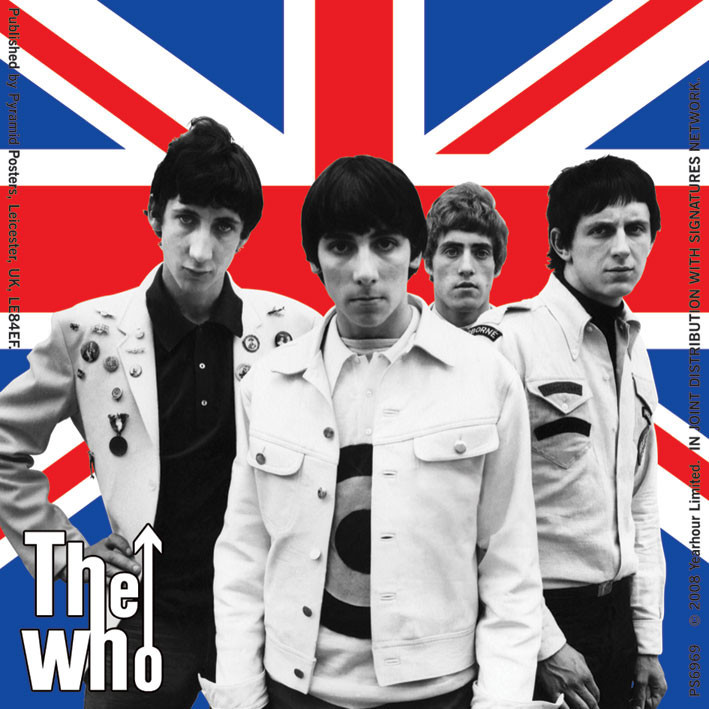 Αυτοκόλλητα THE WHO - union jack band
