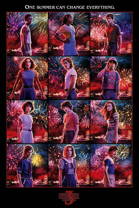 Плакат Stranger Things - Character Montage