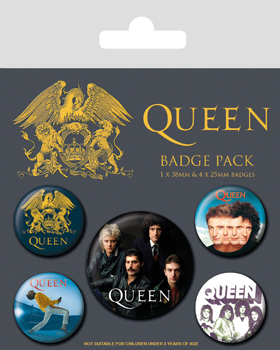 Badge set Queen - Classic