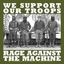 Stickers RAGE AGAINST THE MACHINE - troops