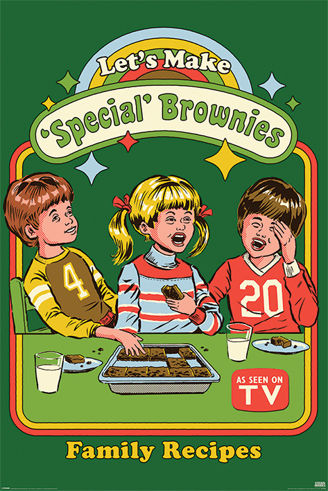 Плакат Steven Rhodes - Let's Make Special Brownies