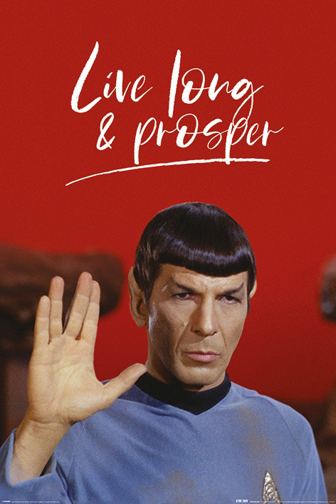 Плакат Star Trek - Live Long and Prosper