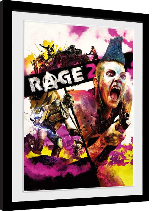 Uokvirjen plakat Rage 2 - Key Art