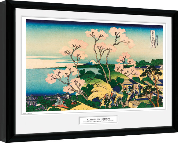 Κορνιζαρισμένη αφίσα Hokusai - Goten Yama Hill