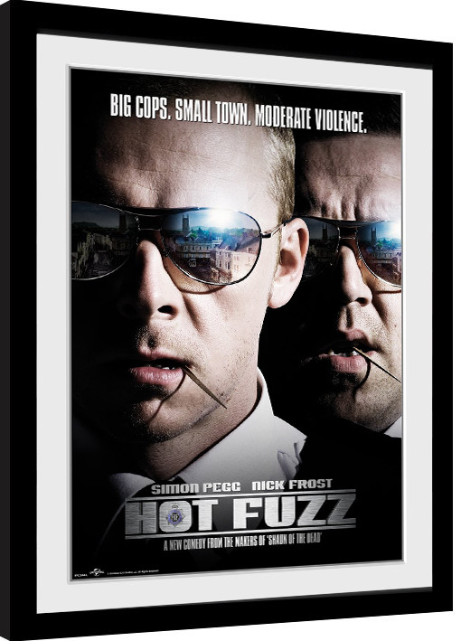 Uokvireni poster Hot Fuzz - Close Up