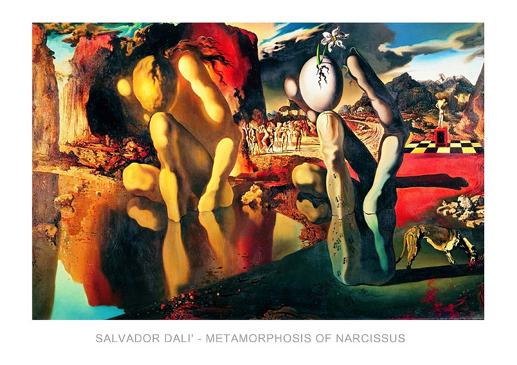 Salvador Dali - Metamorphosis Of Narcissus Картина