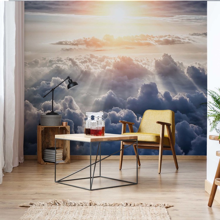 Above The Clouds Sky Wallpaper Mural
