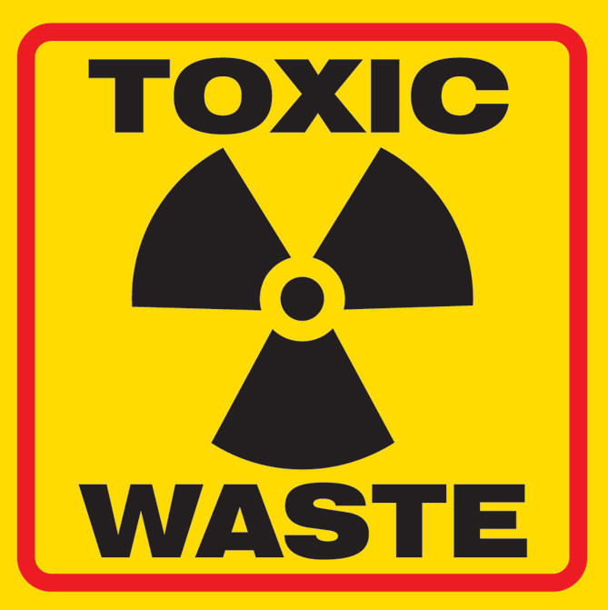 Stickers TOXIC WASTE