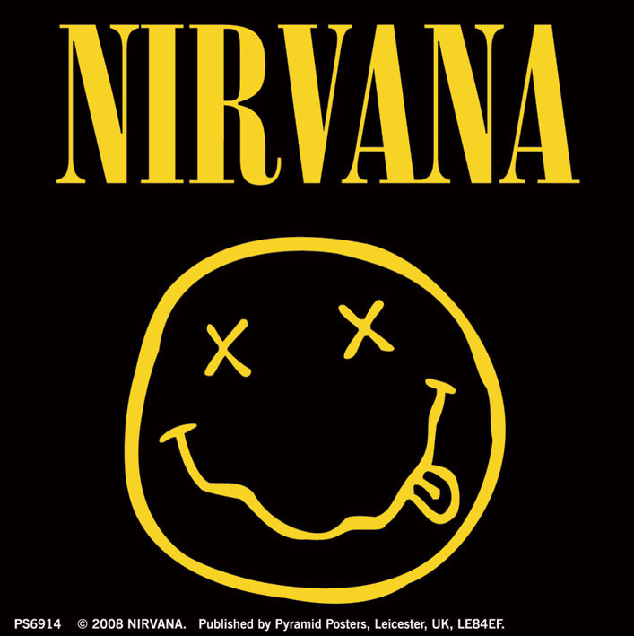 Nalepke NIRVANA - smiley logo