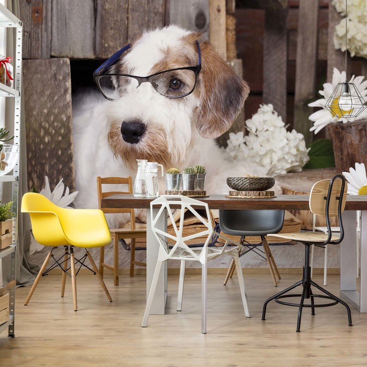 Wall Mural Clever Dog