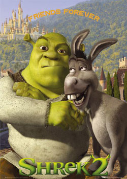 Poster SHREK 2 - friends forever